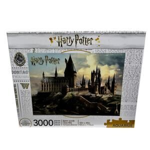 Harry Potter Hogwarts Castle 3000 Piece Jigsaw Puzzle Aquarius 32in x 45in HP
